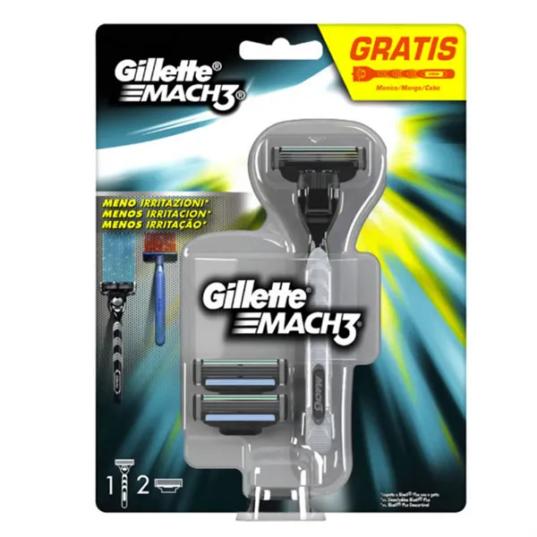 Gillette Mach3 And Refill 2 Units