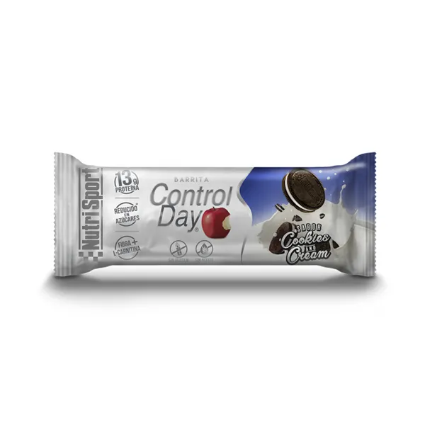 Nutrisport Caja Controlday Barrita Cookies y Cream 28 Unidades
