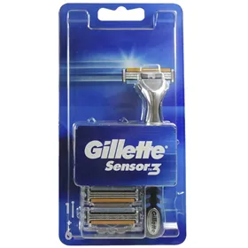 Gillete Sensor 3 Razor And 6 Refill