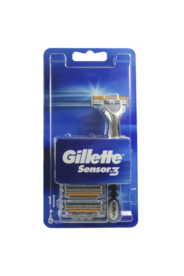Gillete Sensor 3 Razor And 6 Refill