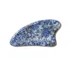 Odacité Crystal Contour Blue Sodalite Gua Sha