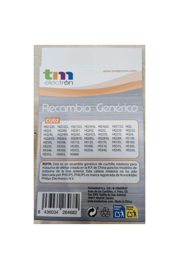 Replacement Head TM Electron