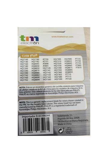 Shaving Head TM Electron