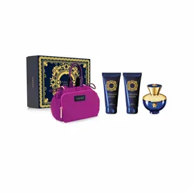 Versace Dylan Blue Pour Femme Eau De Parfum Spray 100ml Set 4 Pieces