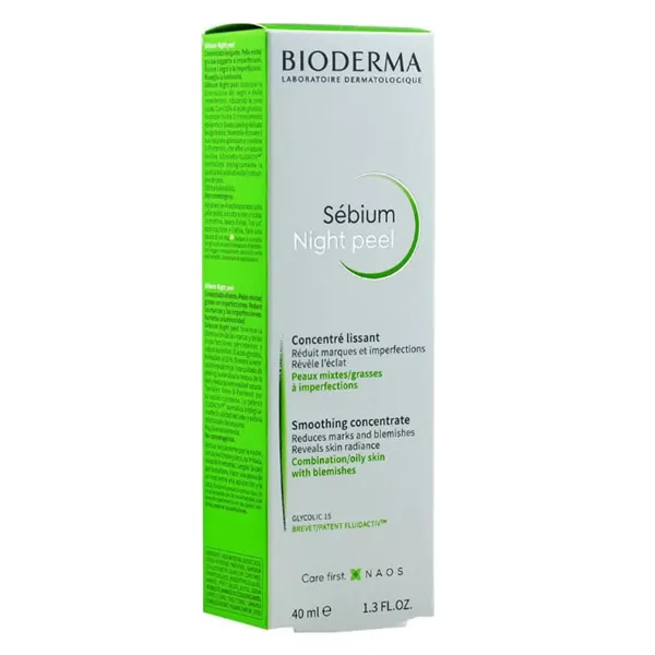 Boderma Sebium Night Peel Smoothing Concentrate 40ml