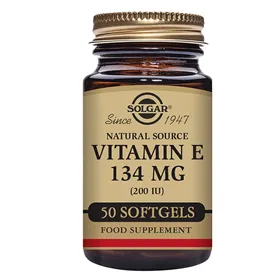 Solgar Vitamin E 134mg 200 IU 50 Softgels