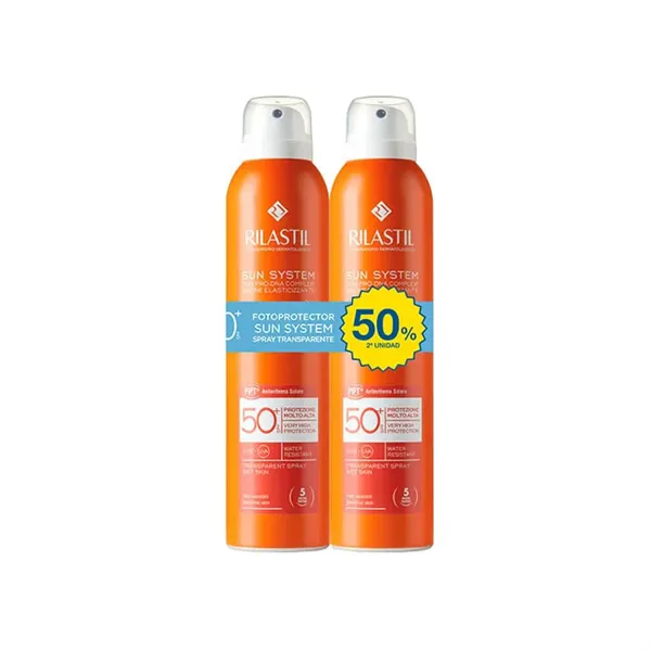 Rilastil Sun System Dry Touch Spray Spf50 2x200ml